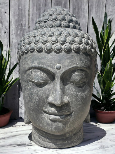 Large Limited edition Buddha Head Statue 125cm (2479)