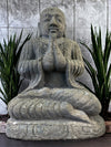 Bali Buddha Statue Hand Carved Green Stone 60cm (2489)