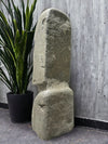 Easter Island Statue Hand Carved Green Stone 80cm (2492)