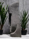 Easter Island Statue Hand Carved Lava Stone 80cm (2495)