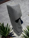 Easter Island Statue Hand Carved Lava Stone 80cm (2497)