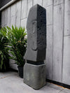 Easter Island Statue Hand Carved Lava Stone 80cm (2497)