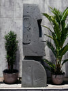 Easter Island Statue Hand Carved Lava Stone 80cm (2498)