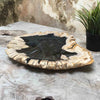 Luxury Petrified Wood Stone Platter Tray Rare Product 37cm x 31cm x 4cm (1849)