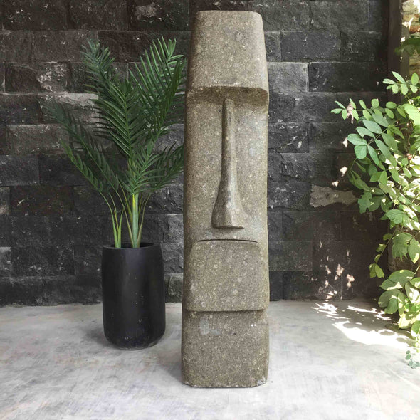 Easter Island Statue | Hand Carved Stone 150cm | StoneBase (1854)