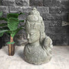 Bali Statue Buddha Hand Carved Stone 100cm Stone Base (1861)