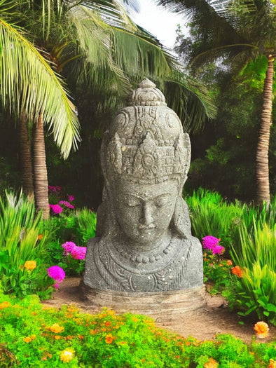 Outdoor Garden Statue Buddha Statue 80cm | StoneBase (1889)