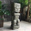 Hawaiian Tiki Statue Hand Carved Stone 81cm StoneBase (1892)