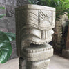 Hawaiian Tiki Statue Hand Carved Stone 81cm StoneBase (1892)