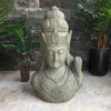 Bali Statue Buddha Hand Carved Stone 100cm Stone Base (1896)