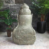 Bali Statue Buddha Hand Carved Stone 100cm Stone Base (1896)