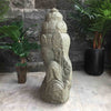 Bali Statue Buddha Hand Carved Stone 100cm Stone Base (1896)