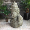 Bali Statue Buddha Hand Carved Stone 100cm Stone Base (1896)