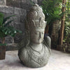 Bali Statue Buddha Hand Carved Stone 100cm Stone Base (1896)