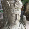 Bali Statue Buddha Hand Carved Stone 100cm Stone Base (1896)