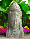 Bali Statue Buddha Hand Carved Stone 100cm Stone Base (1897)