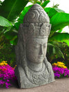 Bali Statue Buddha Hand Carved Stone 100cm Stone Base (1897)