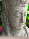 Bali Statue Buddha Hand Carved Stone 100cm Stone Base (1897)