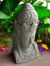 Bali Statue Buddha Hand Carved Stone 100cm Stone Base (1897)