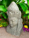 Bali Statue Buddha Hand Carved Stone 100cm Stone Base (1897)