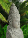 Bali Statue Buddha Hand Carved Stone 100cm Stone Base (1901)