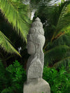 Bali Statue Buddha Hand Carved Stone 100cm Stone Base (1901)