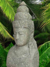 Bali Statue Buddha Hand Carved Stone 100cm Stone Base (1901)