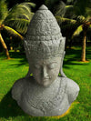 Bali Statue Buddha Hand Carved Stone 100cm Stone Base (1902)