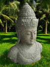 Bali Statue Buddha Hand Carved Stone 100cm Stone Base (1902)