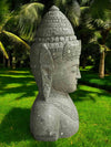 Bali Statue Buddha Hand Carved Stone 100cm Stone Base (1902)