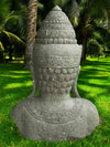 Bali Statue Buddha Hand Carved Stone 100cm Stone Base (1902)