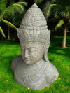 Bali Statue Buddha Hand Carved Stone 100cm Stone Base (1902)