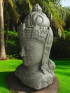 Bali Statue Buddha Hand Carved Stone 100cm Stone Base (1903)