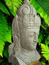 Bali Statue Buddha Hand Carved Stone 100cm Stone Base (1904)