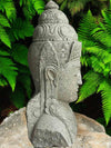 Bali Statue Buddha Hand Carved Stone 105cm Stone Base (1916)