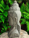 Bali Statue Buddha Hand Carved Stone 105cm Stone Base (1916)