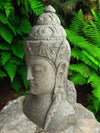 Bali Statue Buddha Hand Carved Stone 105cm Stone Base (1916)