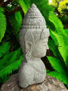 Bali Statue Buddha Hand Carved Stone 102cm Stone Base (1917)