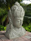 Bali Statue Buddha Hand Carved Stone 102cm Stone Base (1919)