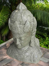 Bali Statue Buddha Hand Carved Stone 102cm Stone Base (1919)