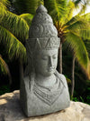 Bali Statue Buddha Hand Carved Stone 104cm Stone Base (1920)