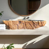 Luxury Petrified Wood Stone Basin 715mm x 290mm x 145mm (1927)