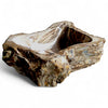 Luxury Petrified Wood Stone Basin 540mm x 390mm x 140mm (1928)