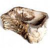 Luxury Petrified Wood Stone Basin 480mm x 370mm x 140mm (1929)