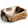 Luxury Petrified Wood Stone Basin 480mm x 370mm x 140mm (1929)