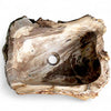 Luxury Petrified Wood Stone Basin 480mm x 370mm x 140mm (1929)