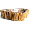 Luxury Petrified Wood Stone Basin 560mm x 350mm x 145mm (1930)