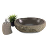 Earthy Matte finish Stone Bathroom Basin 430mm x 315mm x 135mm (2070)