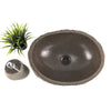 Earthy Matte finish Stone Bathroom Basin 430mm x 315mm x 135mm (2070)