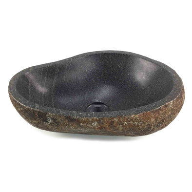Rustic Matte finish Stone Bathroom Basin 415mm x 305mm x 135mm (2078)